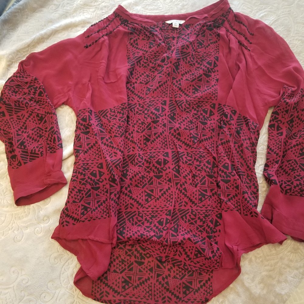 Lucky Brand Long Sleeve Blouse 2X